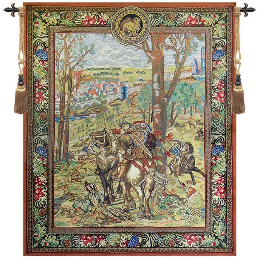 Vieux Brussels Right Side Belgian Wall Tapestry Hanging, Tapestries, Woven, tapestries, tapestrys, hangings, and, the, Renaissance, rennaisance, rennaissance, renaisance, renassance, renaissanse