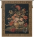 Mignon Bouquet Black Belgian Wall Tapestry - W-6875-33