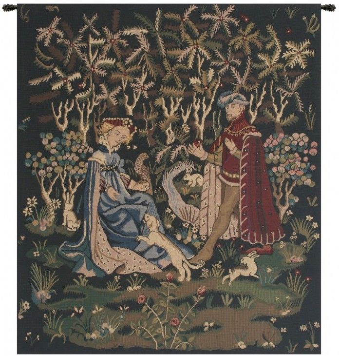 Gift of the Heart Belgian Wall Tapestry Hanging, Tapestries, Woven, tapestries, tapestrys, hangings, and, the, Renaissance, rennaisance, rennaissance, renaisance, renassance, renaissanse