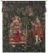 Reading in the Garden Belgian Wall Tapestry - W-6887-33