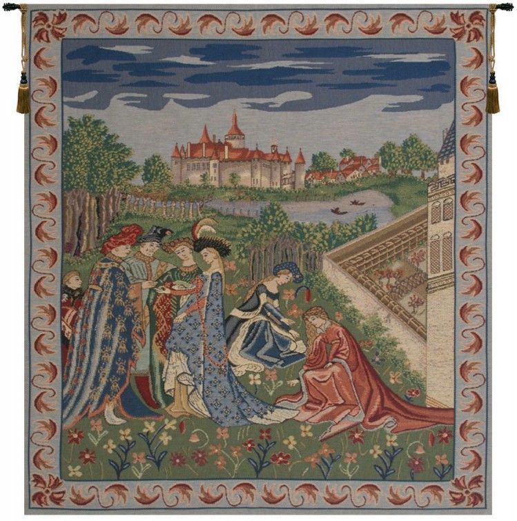 Duke de Berry Belgian Wall Tapestry Hanging, Tapestries, Woven, tapestries, tapestrys, hangings, and, the, Renaissance, rennaisance, rennaissance, renaisance, renassance, renaissanse