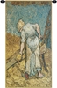 Van Gogh Flax Harvest Belgian Wall Tapestry Hanging, Tapestries, Woven, tapestries, tapestrys, hangings, and, the