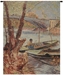 Van Gogh Fishing in the Spring II Belgian Wall Tapestry - W-6907