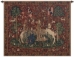 Lady and the Unicorn Taste with Border Belgian Wall Tapestry - W-6909