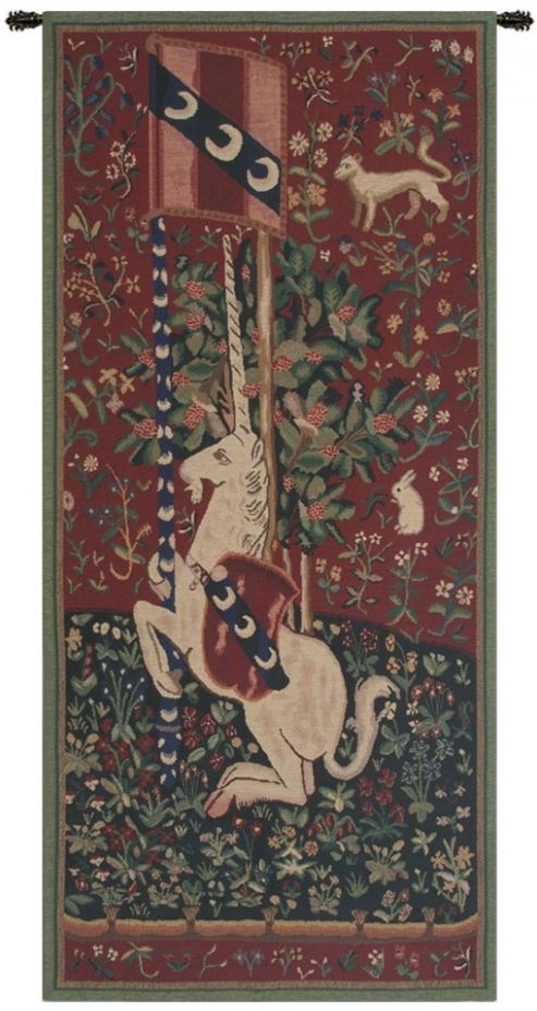 Portiere de Licorne Unicorn Belgian Wall Tapestry Hanging, Tapestries, Woven, tapestries, tapestrys, hangings, and, the, Renaissance, rennaisance, rennaissance, renaisance, renassance, renaissanse