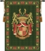 Royal Crest II Belgian Wall Tapestry - W-6941-33