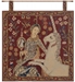 Lady and the Unicorn La Vue with Loops Belgian Wall Tapestry - W-6955