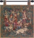 Unicorn Hunt with Loops Belgian Wall Tapestry - W-6956