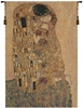 Gustav Klimt Kiss II Italian Wall Tapestry Hanging, Tapestries, Woven, tapestries, tapestrys, hangings, and, the