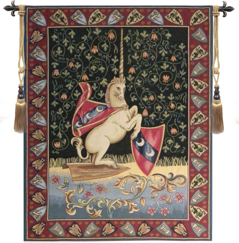 Unicorn Medieval Italian Wall Tapestry Hanging, Tapestries, Woven, tapestries, tapestrys, hangings, and, the, Renaissance, rennaisance, rennaissance, renaisance, renassance, renaissanse