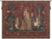 Lady and the Unicorn Organ II with Border Belgian Wall Tapestry - W-8255