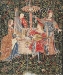 Concert Blue Belgian Wall Tapestry - W-8263