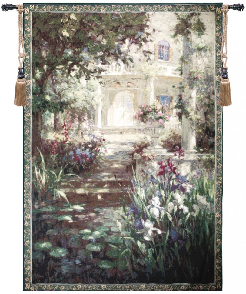 Ivy Column Wall Tapestry mww, green, garden, tapestries, tapestrys, hangings, and, the