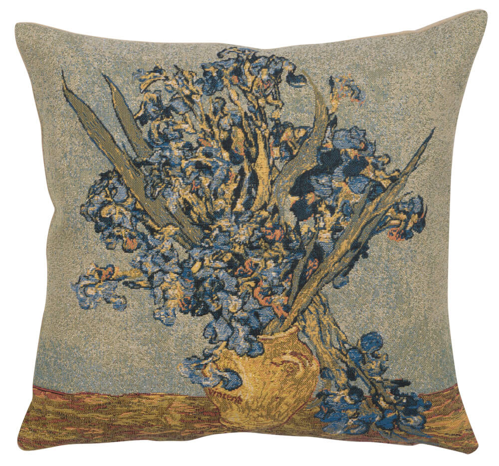Vase Iris European Pillow Cover 