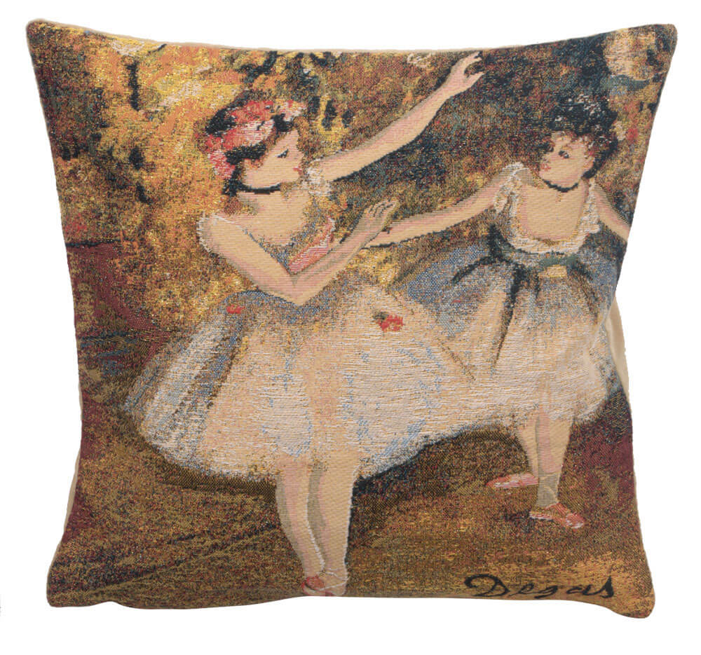 Degas Deux Dansiuses Large European Pillow Cover 