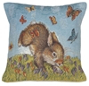 Bunny and Buterflies European Pillow Cover 