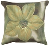 Green Star Flower French Pillow Cover 