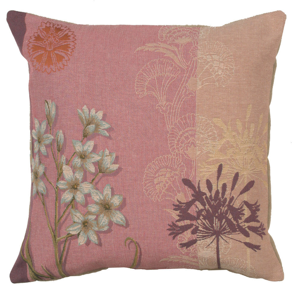 Forget Me Not Floral French Pillow Cover 