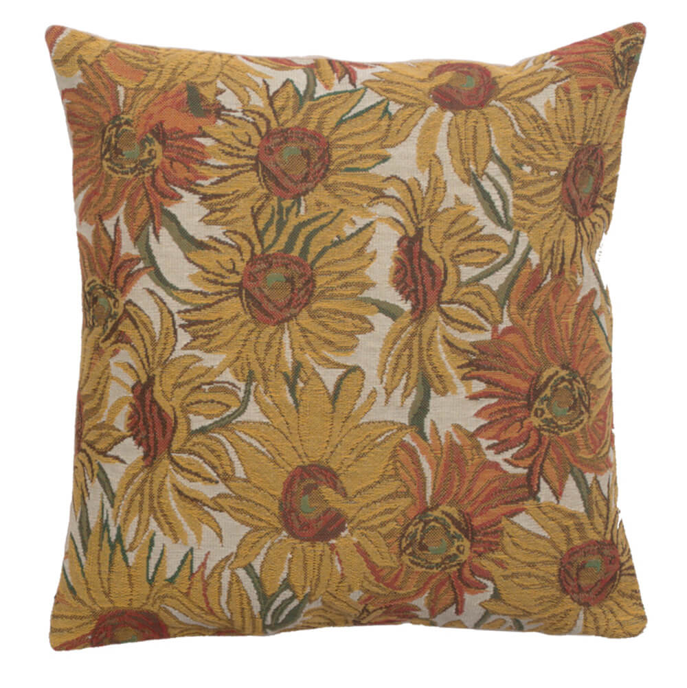Sunflowers Yellow Pillow Cover 