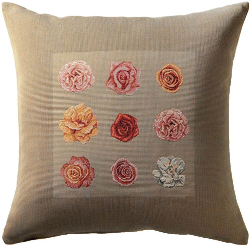 Roses I French Pillow Cover 