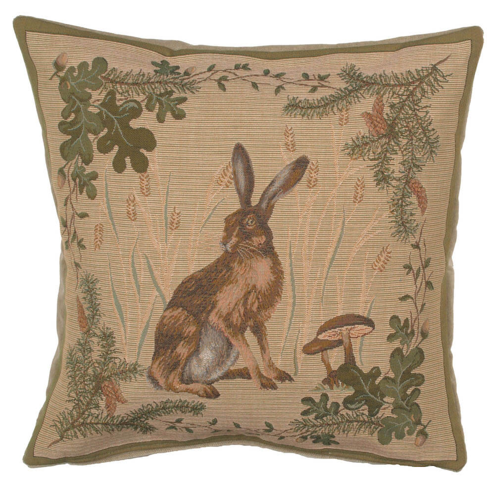 The Hare I French Pillow Cover 