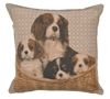 Cavalier King Charles Family French Pillow Cover 