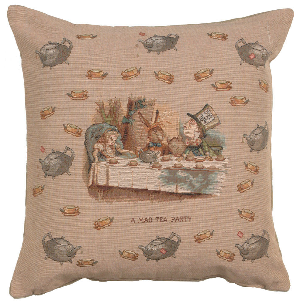 The Tea Party Alice In Wonderland French Pillow Cover 