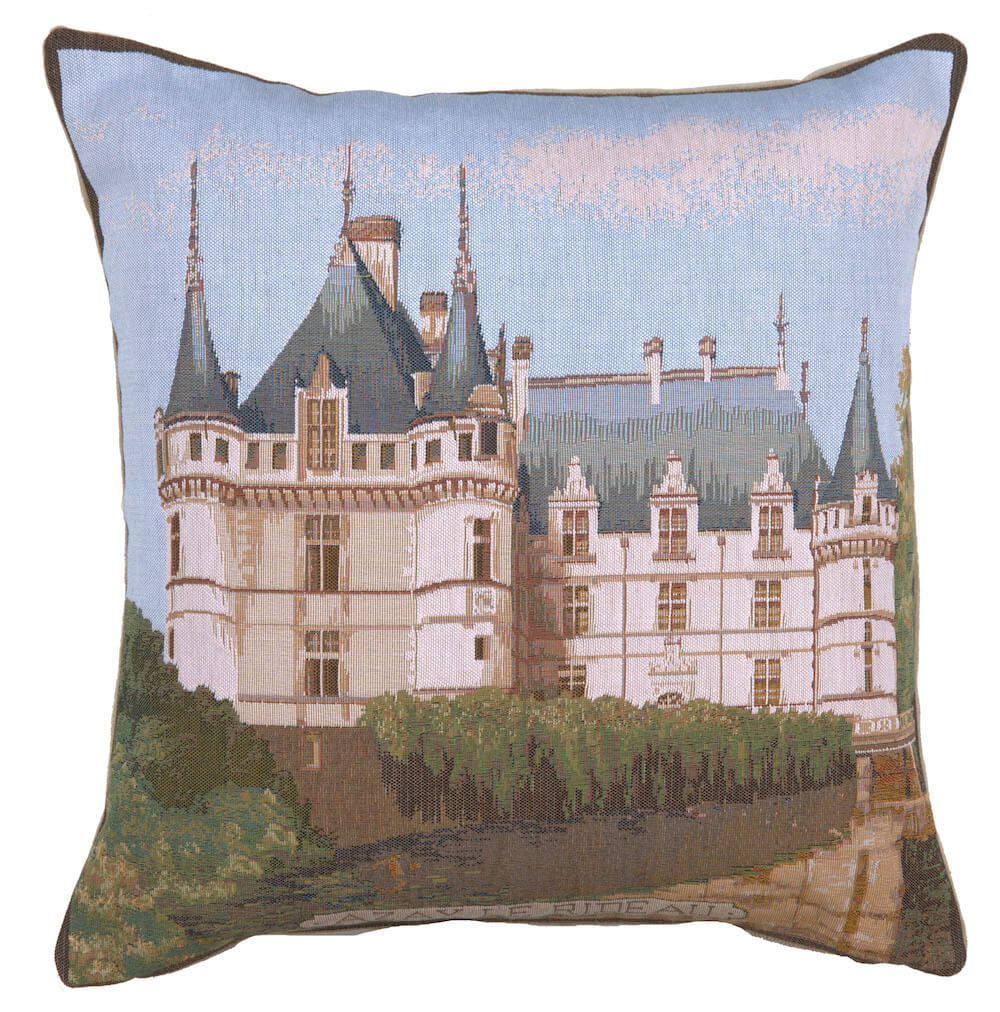 Castle Azay Le Rideau French Pillow Cover 