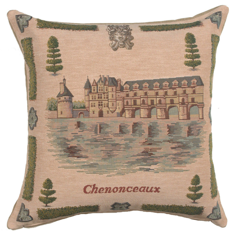 Chenonceaux I French Pillow Cover 