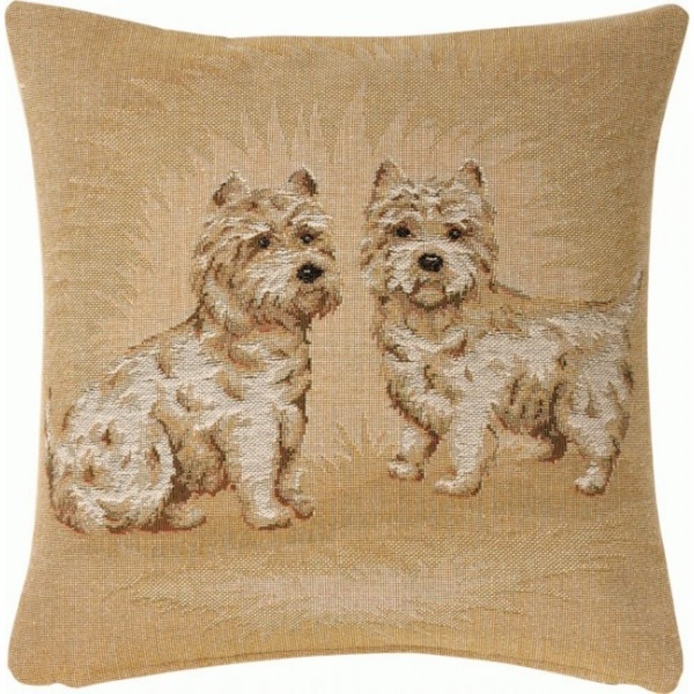 Dogs Light French Pillow Cover 