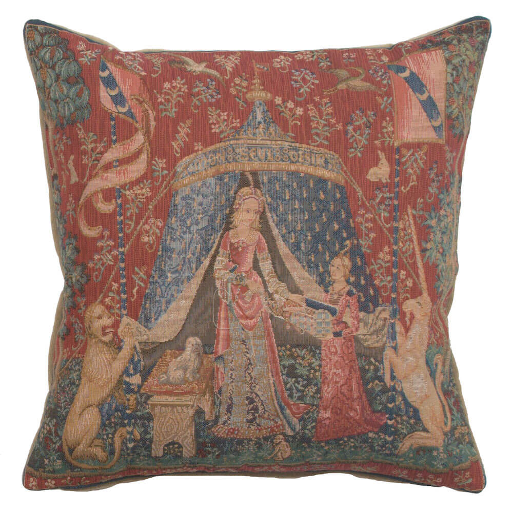 A Mon Seul Desir III Small French Pillow Cover 