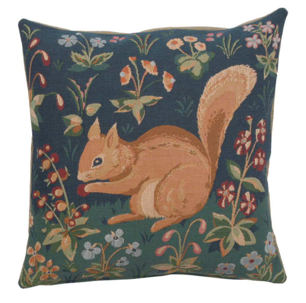 Medieval Squirrel French Pillow Cover 