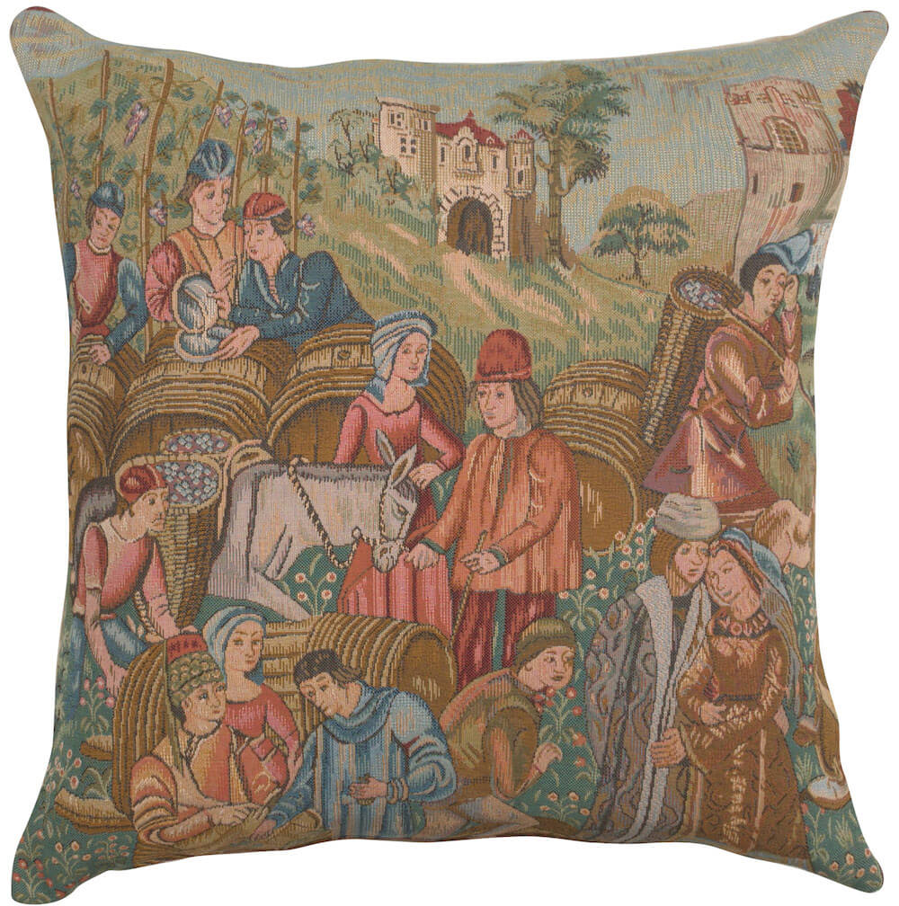 Wine Making II French Pillow Cover 