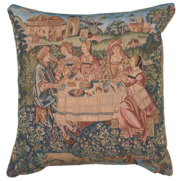 The Feast I French Pillow Cover 