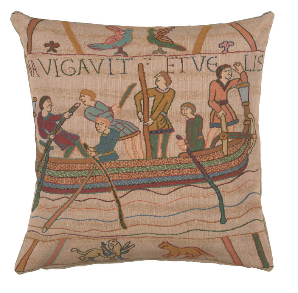 Bayeux LEmbarquement French Pillow Cover 