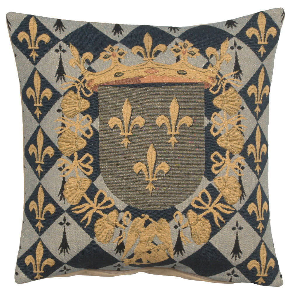 Medieval Crest I European Pillow Cover 
