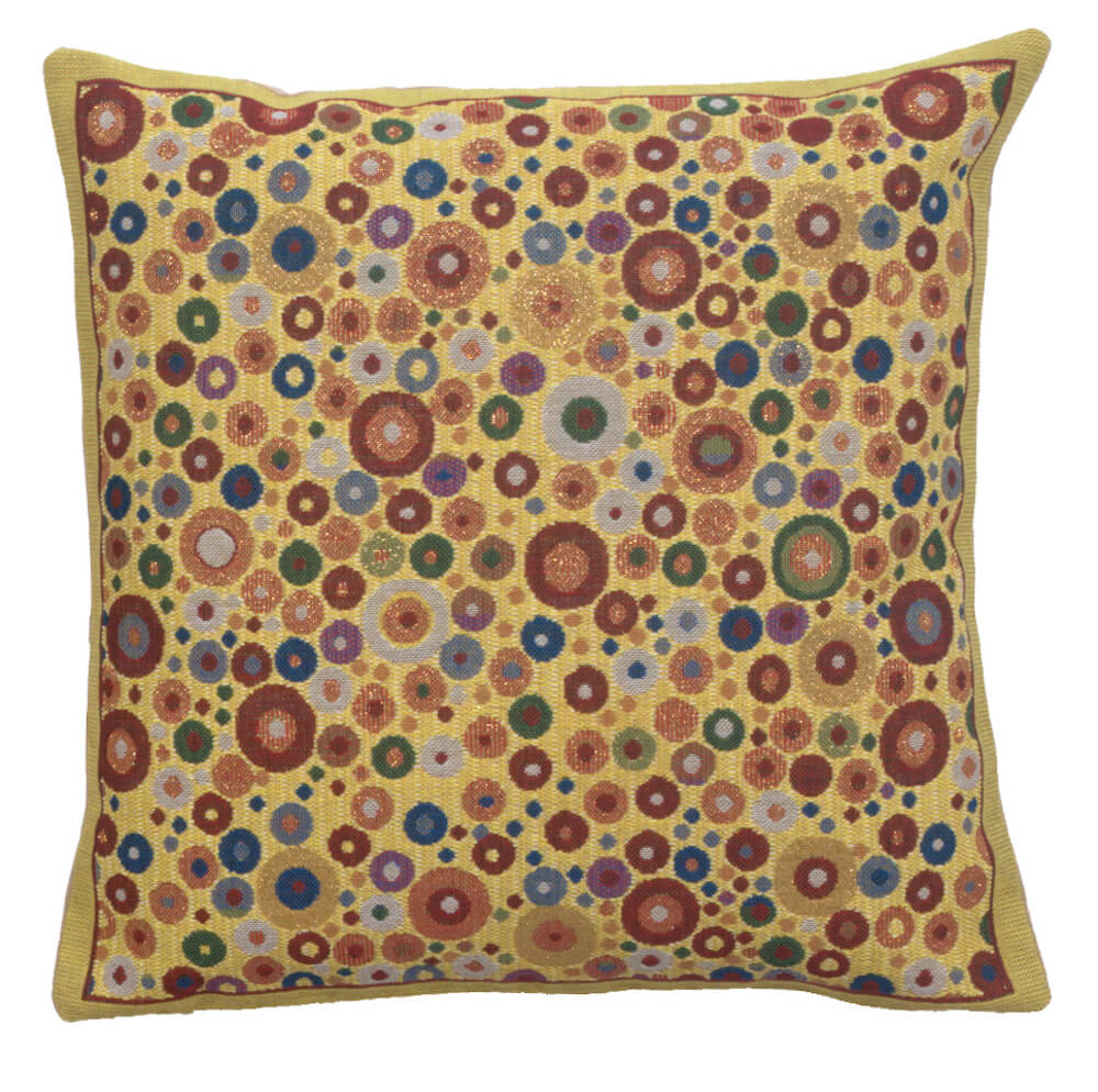 Klimt Polka Dots Pillow Cover 