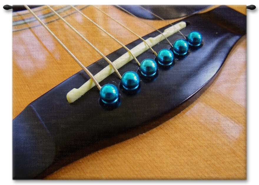 Acoustic Guitar II Wall Tapestry Carolina, USAwoven, Cotton, Hanging, Tapestries, Tapestry, Wall, Woven, Photograph, Photography, Exclusive, tapestries, tapestrys, hangings, and, the