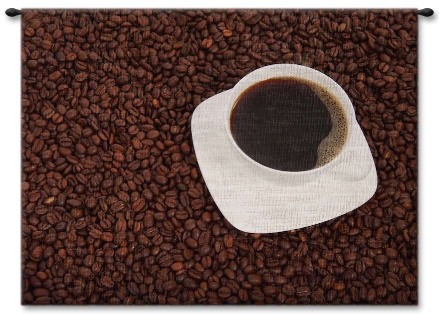 Cup of Joe Coffee I Wall Tapestry Carolina, USAwoven, Cotton, Hanging, Tapestries, Tapestry, Wall, Woven, Photograph, Photography, Exclusive, tapestries, tapestrys, hangings, and, the