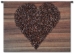Coffee Beans Heart Wall Tapestry - P-1028-S