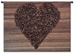 Coffee Beans Heart Wall Tapestry - P-1028-S