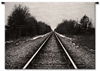 Lonely Railroad Wall Tapestry Carolina, USAwoven, Cotton, Hanging, Tapestries, Tapestry, Wall, Woven, Photograph, Photography, Exclusive, tapestries, tapestrys, hangings, and, the