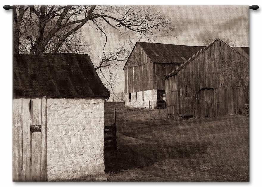Antietam Barns Wall Tapestry Carolina, USAwoven, Cotton, Hanging, Tapestries, Tapestry, Wall, Woven, Photograph, Photography, Exclusive, tapestries, tapestrys, hangings, and, the