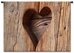Wooden Heart Wall Tapestry - P-1114-S