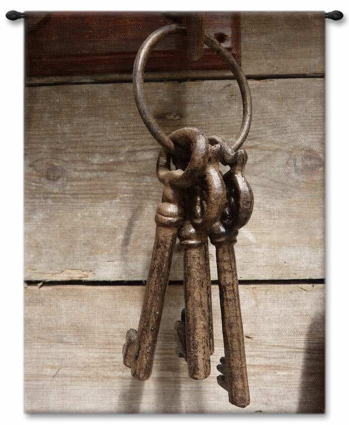 Lock and Key Wall Tapestry Carolina, USAwoven, Cotton, Hanging, Tapestries, Tapestry, Wall, Woven, Photograph, Photography, Exclusive, tapestries, tapestrys, hangings, and, the