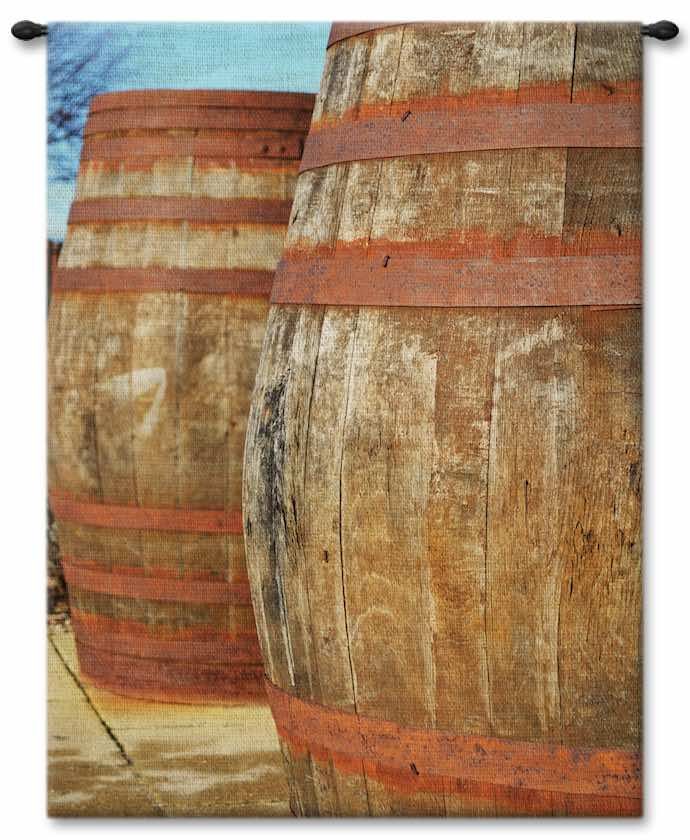Barrels Wall Tapestry Carolina, USAwoven, Cotton, Hanging, Tapestries, Tapestry, Wall, Woven, Photograph, Photography, Exclusive, tapestries, tapestrys, hangings, and, the