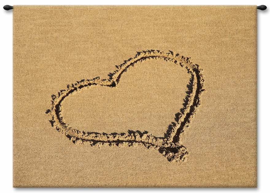 Drawn in the Sand I Wall Tapestry Carolina, USAwoven, Cotton, Hanging, Tapestries, Tapestry, Wall, Woven, Photograph, Photography, Exclusive, tapestries, tapestrys, hangings, and, the