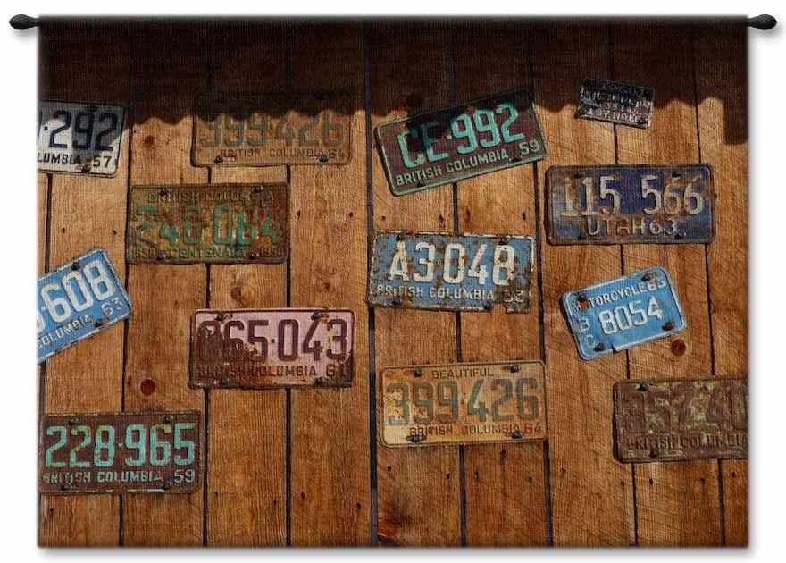 Old Plates Wall Tapestry Carolina, USAwoven, Cotton, Hanging, Tapestries, Tapestry, Wall, Woven, Photograph, Photography, Exclusive, license, rustic, tapestries, tapestrys, hangings, and, the