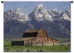 Grand Tetons & Barn Wall Tapestry - P-1244-S
