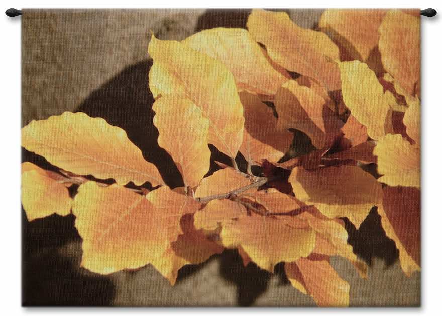 Golden Leaves Wall Tapestry Carolina, USAwoven, Cotton, Hanging, Tapestries, Tapestry, Wall, Woven, Photograph, Photography, Exclusive, tapestries, tapestrys, hangings, and, the